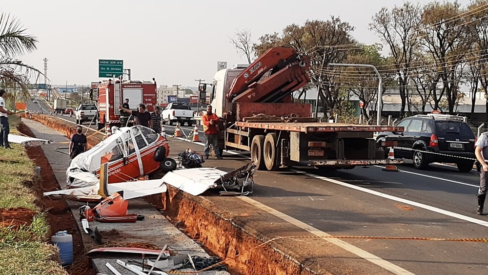 Avião cai na movimentada Rodovia Marechal Rondon - sudoestepaulista