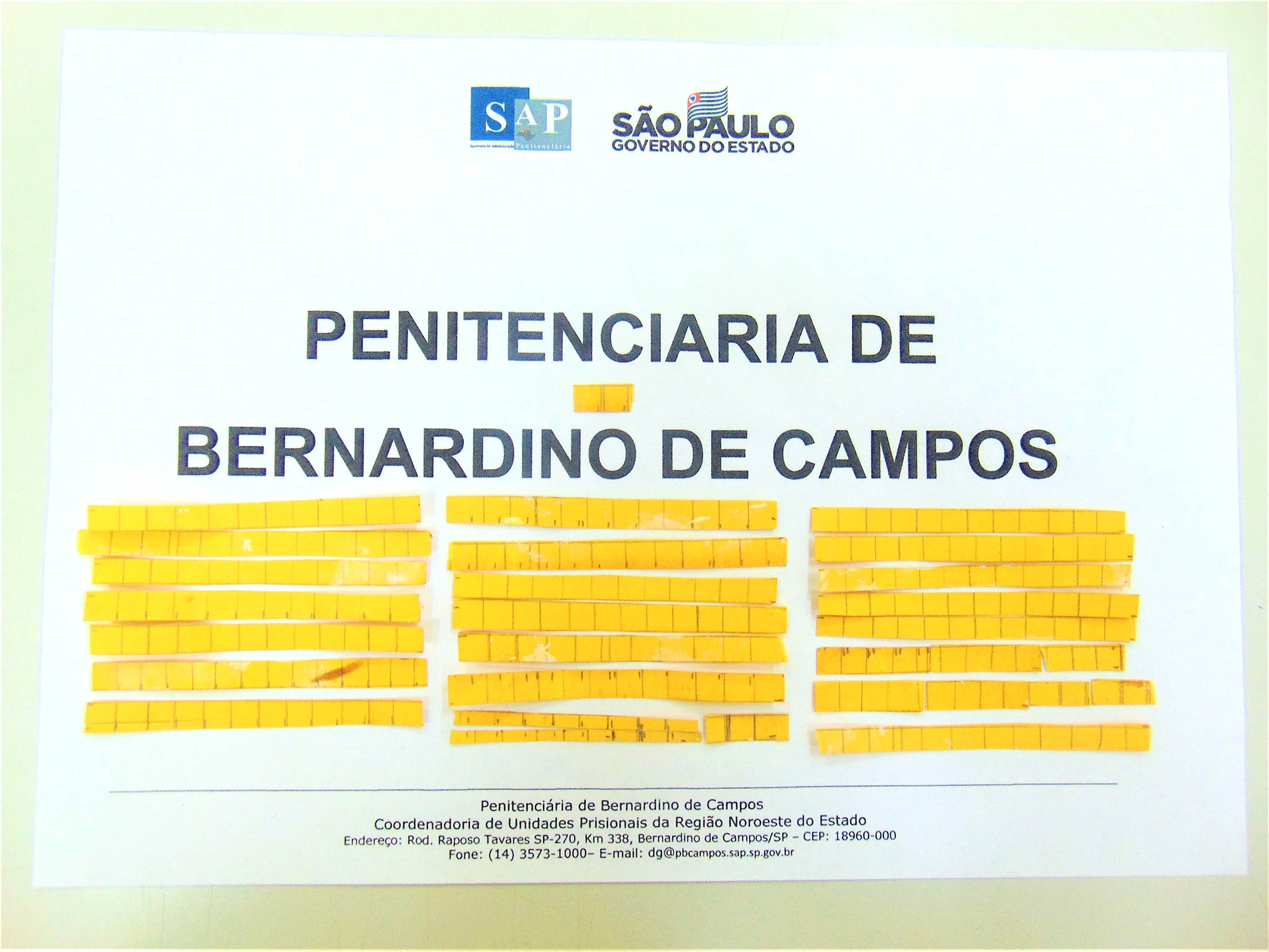 Na penitenciária de Bernardino de Campos agentes flagram k4 em embalagens de creme dental - sudoestepaulista
