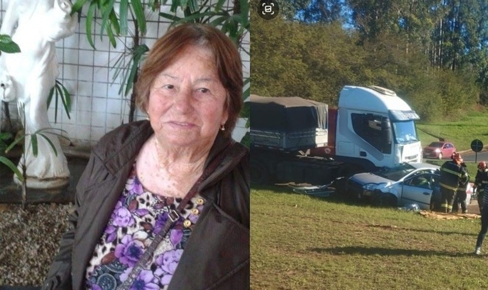 Carro é atingido e arrastado por carreta em rodovia de Itapeva; idosa morreu durante atendimento médico - sudoestepaulista