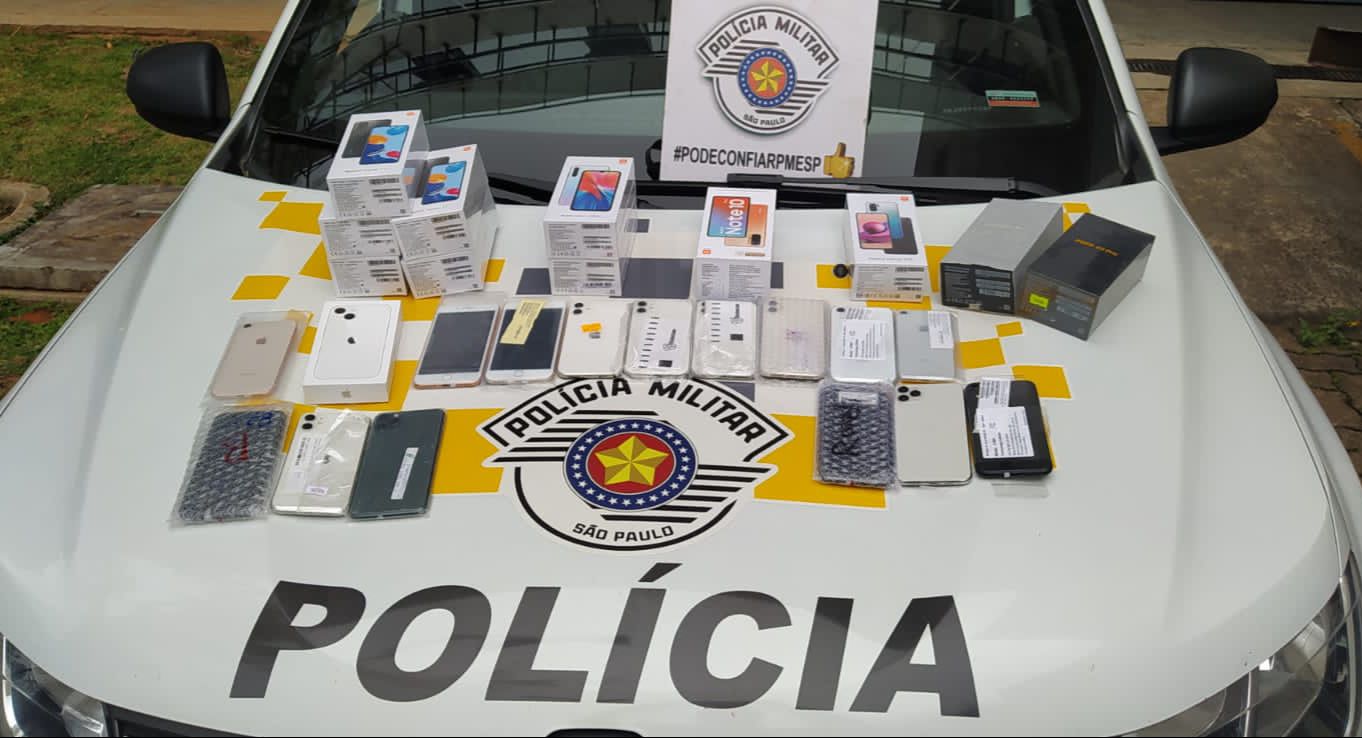 Na SP-258: patrulha rodoviária prende homem com celulares contrabandeados avaliados em mais de 18 mil dólares - sudoestepaulista