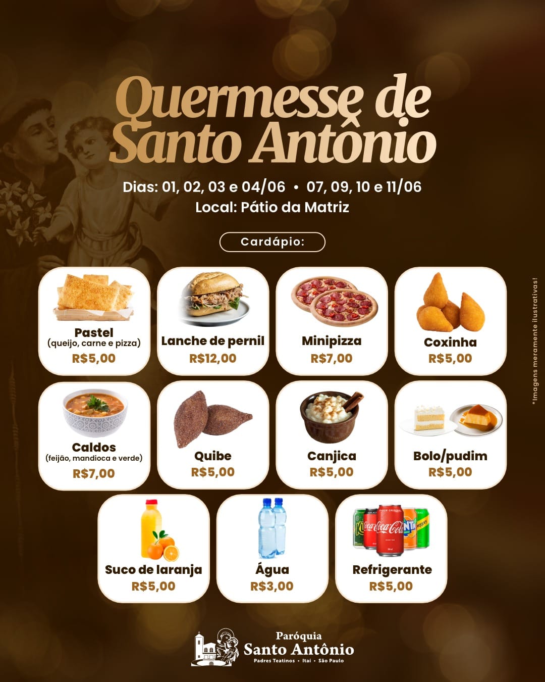 Com 11 dias de orações e quermesses, começa em Itaí a tradicional Festa de Santo Antônio - sudoestepaulista