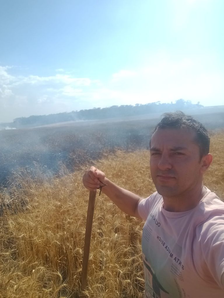 Incêndio devasta 15 alqueires de lavoura de trigo e mata nativa em Taquarituba - sudoestepaulista