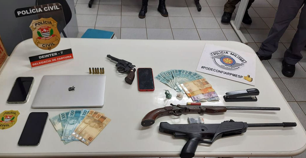 Operação policial em Fartura termina em apreensão de armamento e prisões - sudoestepaulista