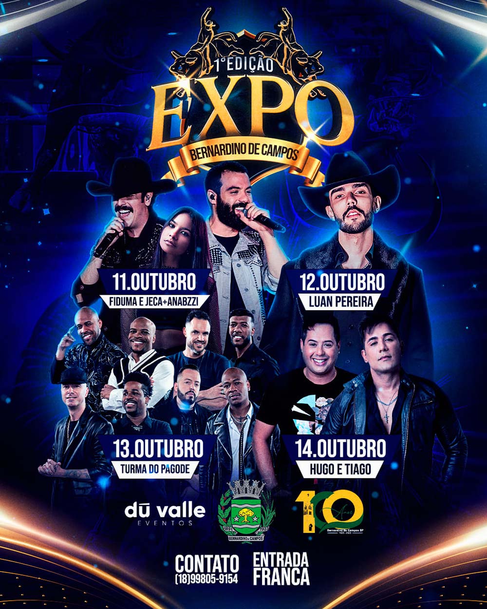 Outubro festivo: Itaí e Cerqueira César estão em festa; Bernardino de Campos e Taguaí se aquecem - sudoestepaulista