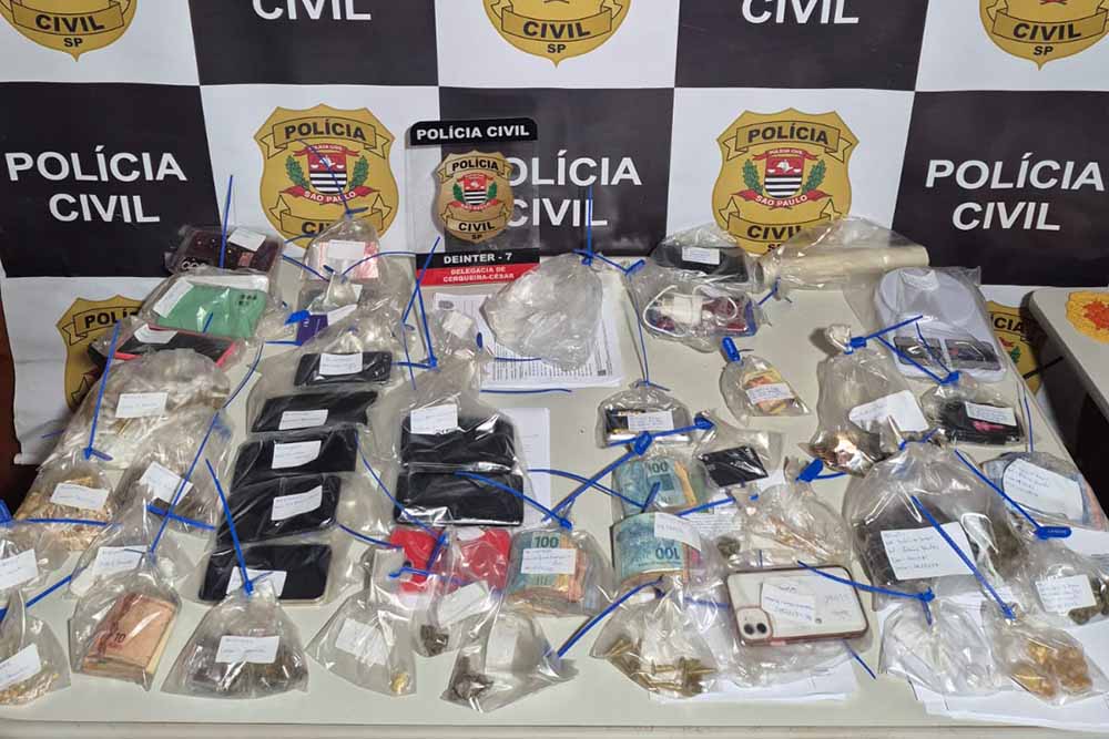Grande operação policial em Cerqueira César resulta em sete prisões e apreensão de volumes expressivos de drogas e dinheiro - sudoestepaulista