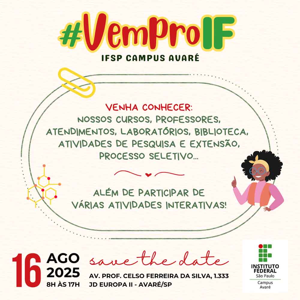 Instituto Federal realiza evento para comunidade conhecer o Campus de Avaré - sudoestepaulista