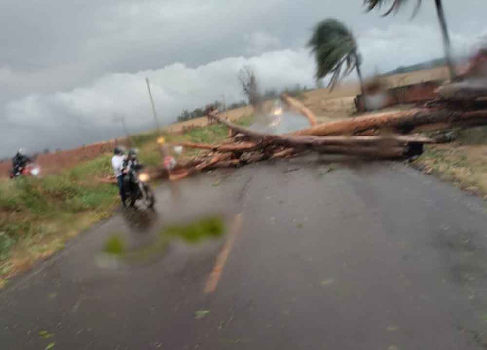 Tormenta que atingiu a região provocou grandes danos em Cerqueira César - sudoestepaulista