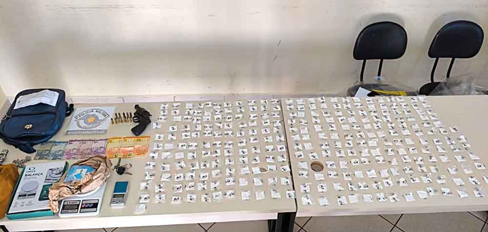 Suspeito de homicídio em Óleo é preso em Cerqueira César com drogas e a possível arma do crime - sudoestepaulista