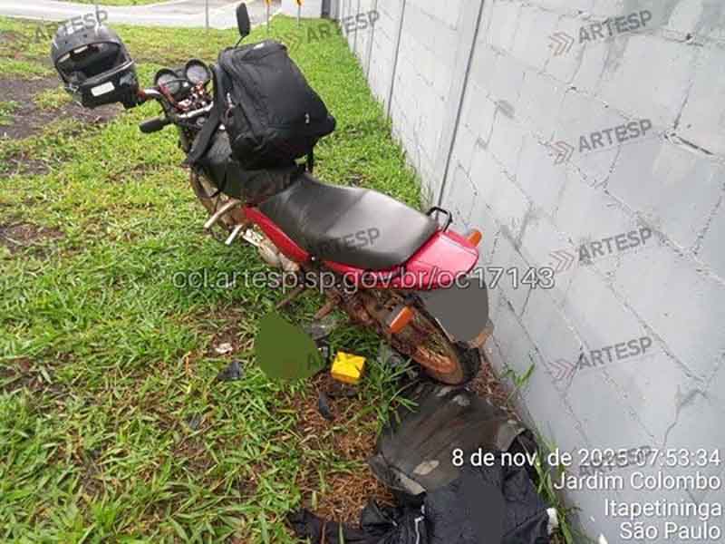 Motociclista de Capão Bonito morre ao bater em caminhão estacionado na SP-127 - sudoestepaulista