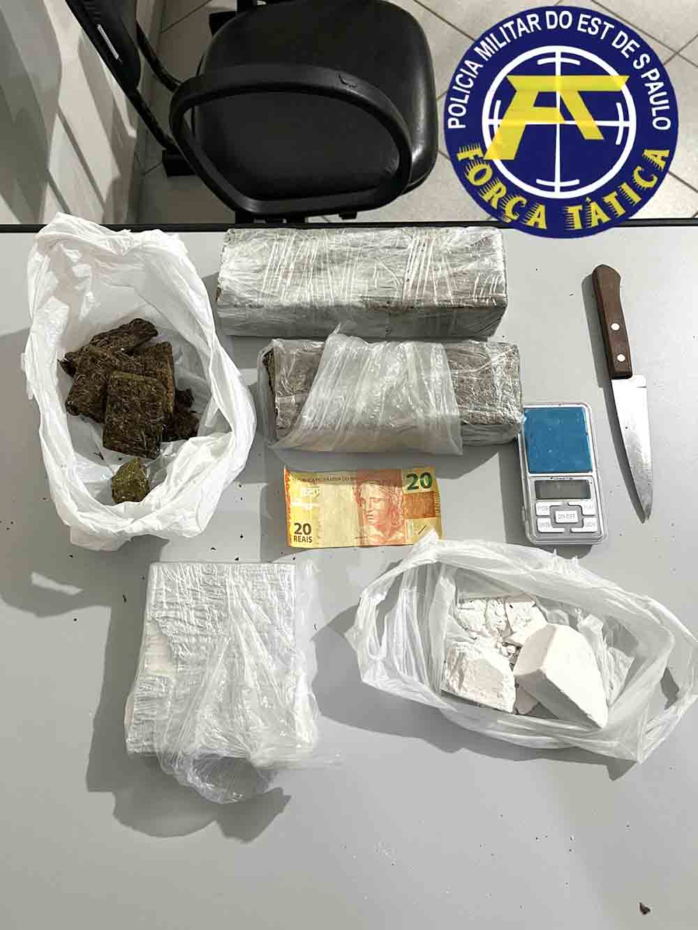 Em um dia, PM realiza prisões e apreende quatro quilos de drogas em Buri, Capão e Itapeva - sudoestepaulista