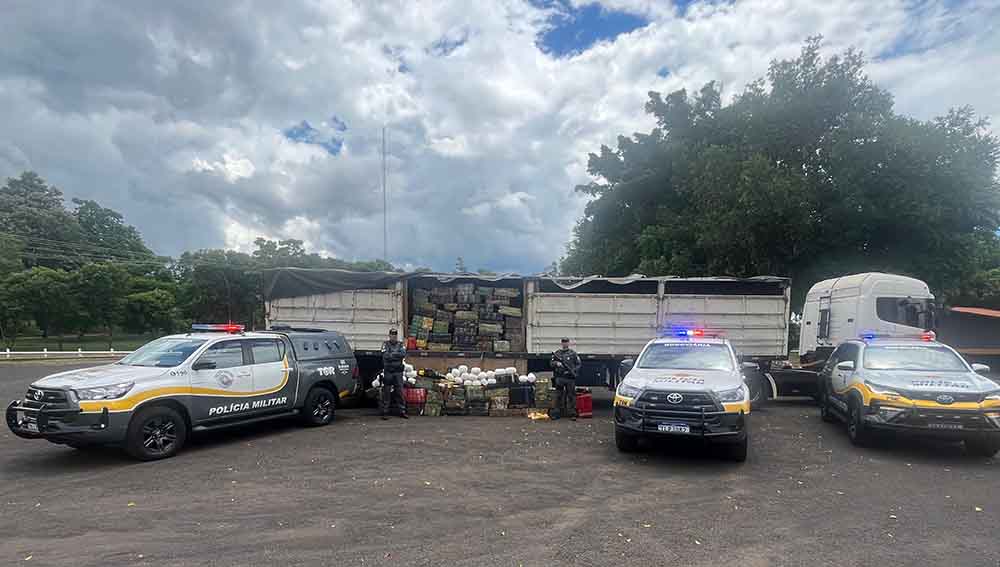 Tático Rodoviário encontra 3 toneladas de narcóticos em carreta na SP-270 - sudoestepaulista