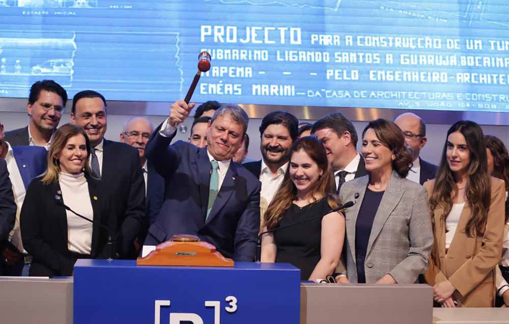 Túnel Santos-Guarujá: Governo de SP assina contrato que vai permitir obra histórica, aguardada há 100 anos - sudoestepaulista