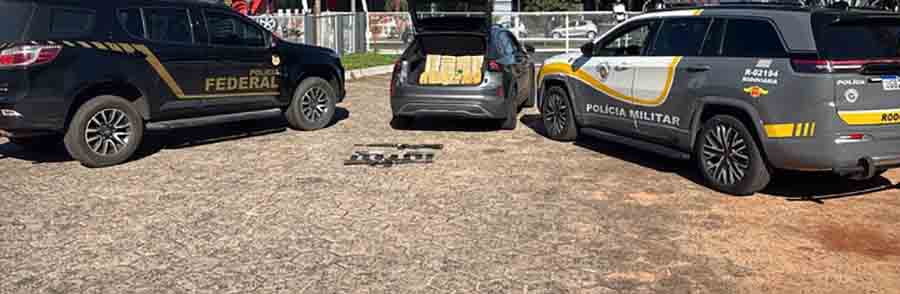 Mulher é presa com 158 kg de droga e 2 fuzis na SP-280 em Itatinga - sudoestepaulista