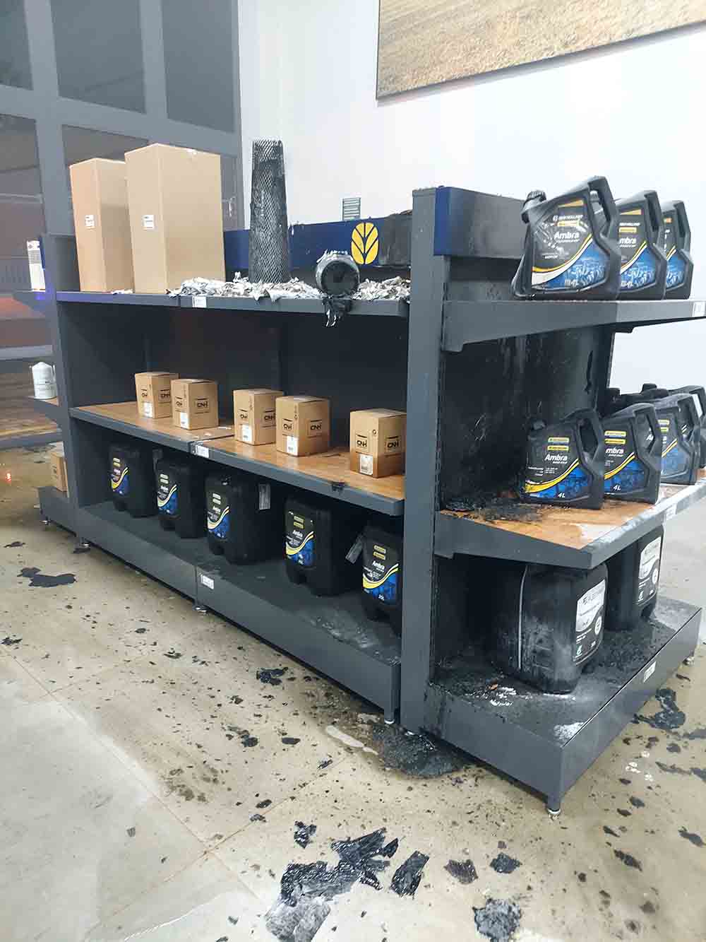 Empresa de Taquarituba sofre ataque de incendiário durante a madrugada - sudoestepaulista